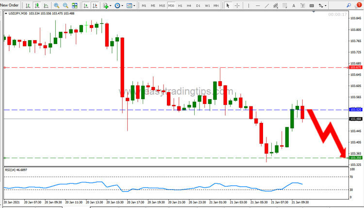 USD JPY Price Forecast January 21, 2021